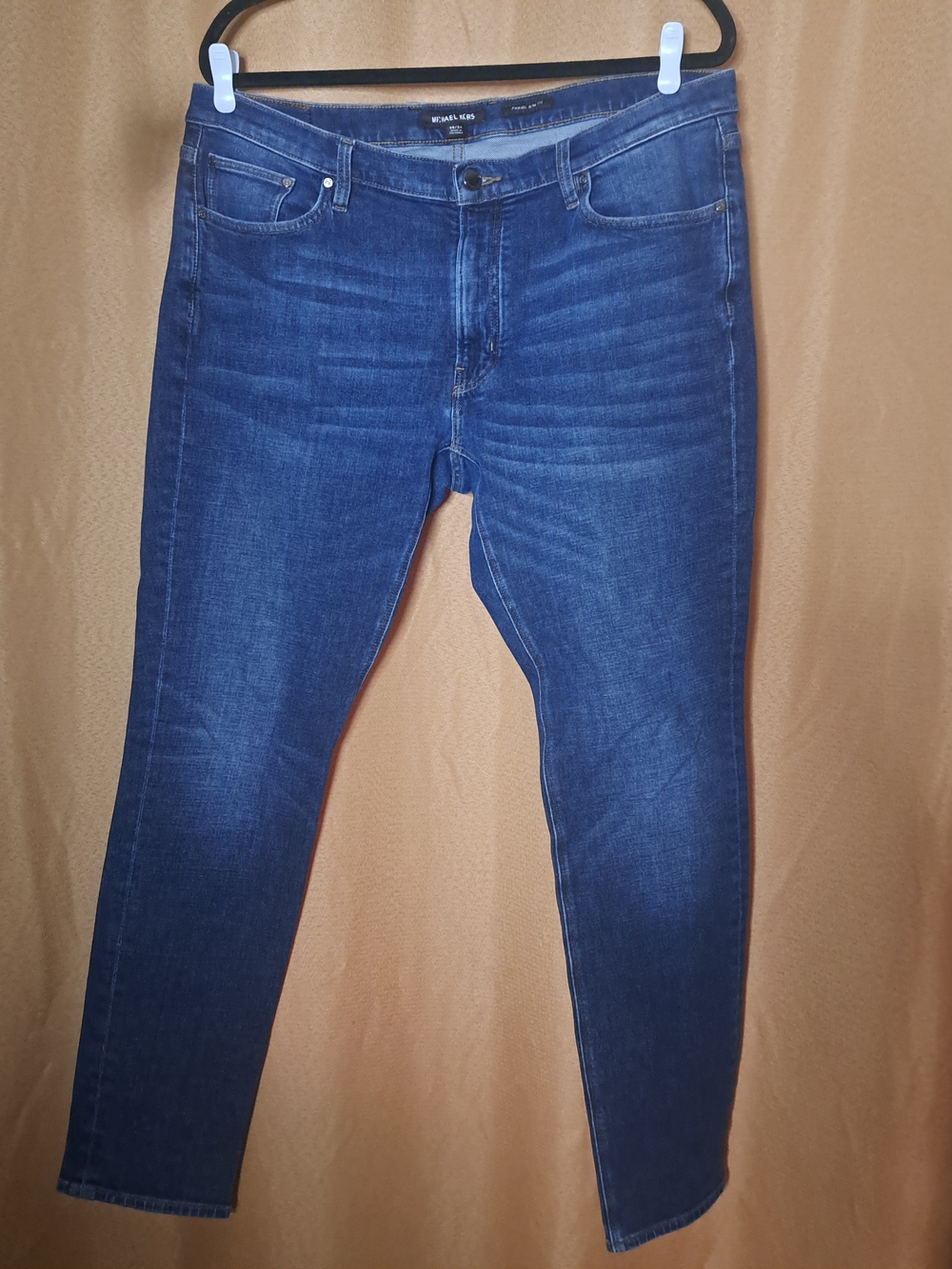 Michael Kors Men's Skinny Jeans in Dark Blue Wash 34/31